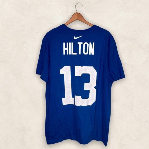 Nike Men's Large L Blue‎ Indianapolis Colts #13 T.Y. Hilton The Nike Tee Shirt - Picture 1 of 4